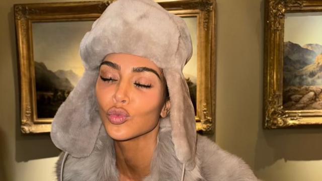 Kim Kardashian en una imagen de sus redes sociales.