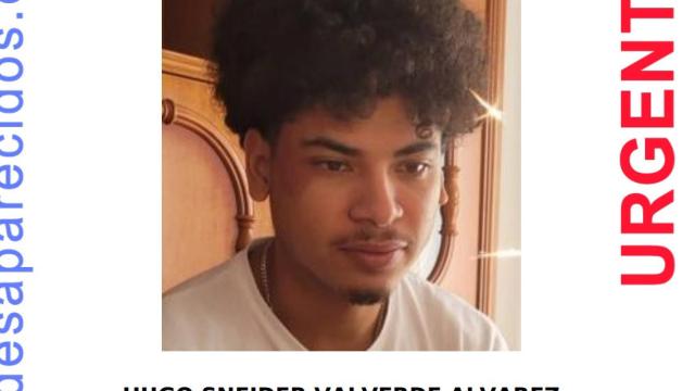 Imagen de Hugo difundida por la asociación SOS Desaparecidos.