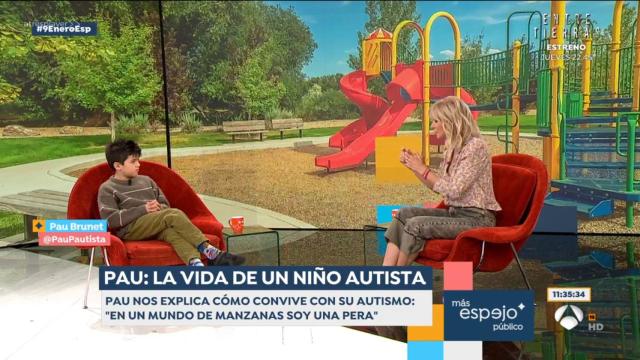 Pau en 'Espejo Público'.