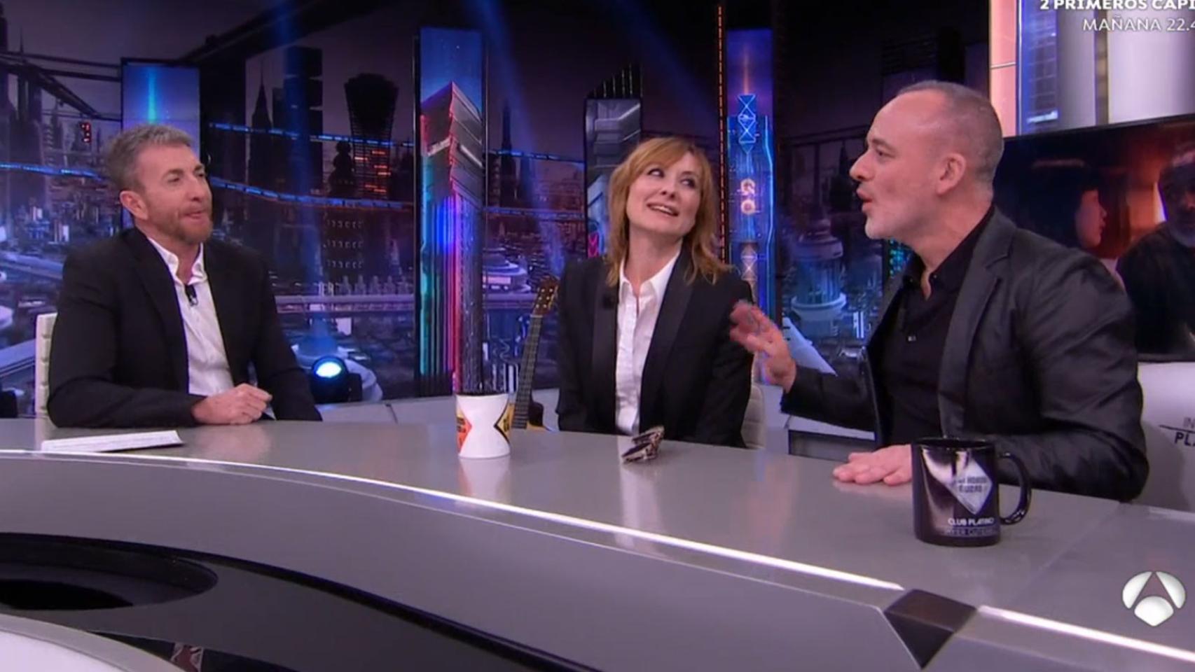 Javier Gutiérrez y Nathalie Poza en ‘El Hormiguero’.