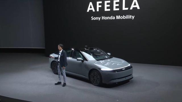 El Afeela fue conducido con un mando de PlayStation durante la presentación de Sony