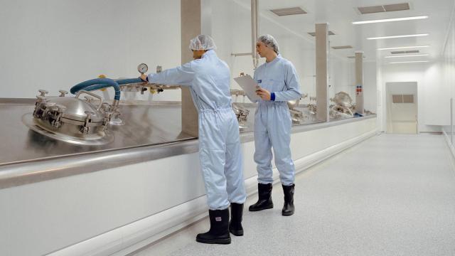 Una fábrica de Grifols.