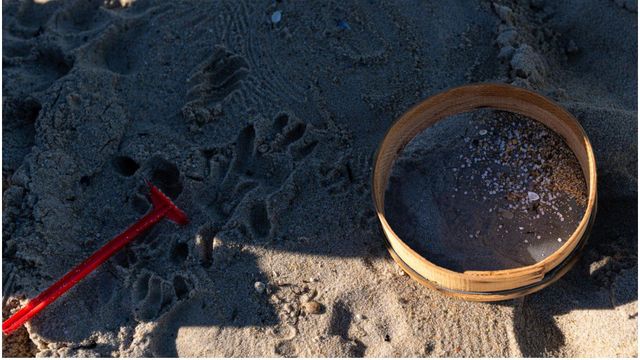 Pellets en una playa de Galicia