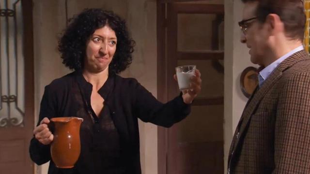 Mónica Cervera junto a Luis Merlo en 'La que se avecina'.