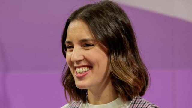Irene Montero, durante un acto público en Madrid.
