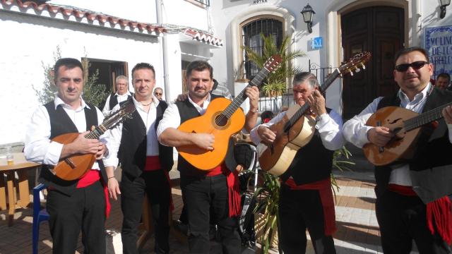 Fiesta de verdiales en Comares.