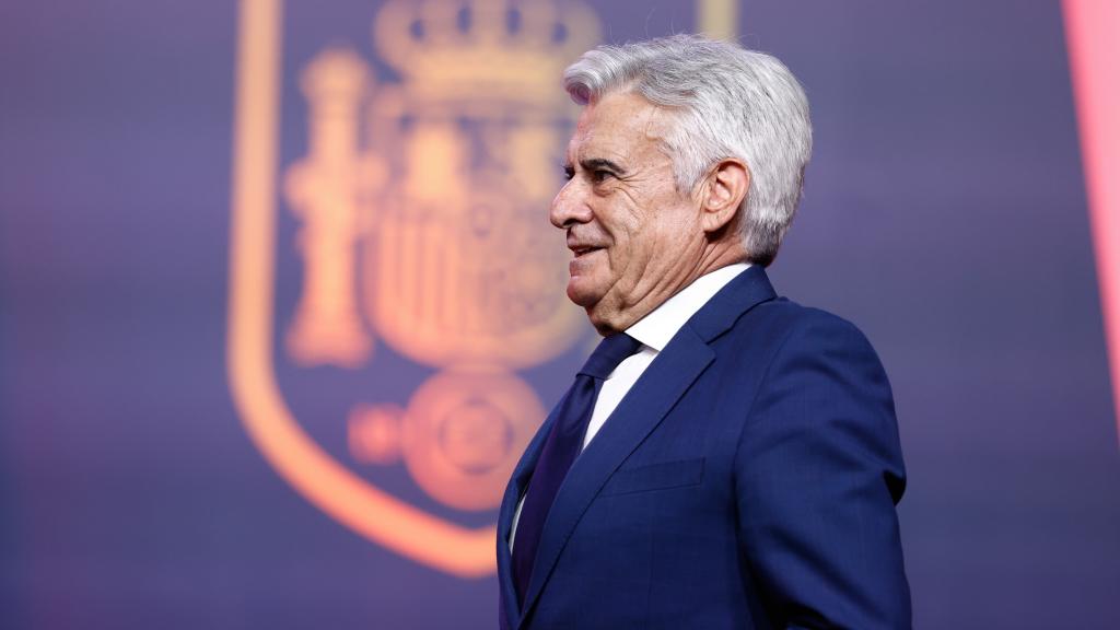 Pedro Rocha, en un acto de la RFEF