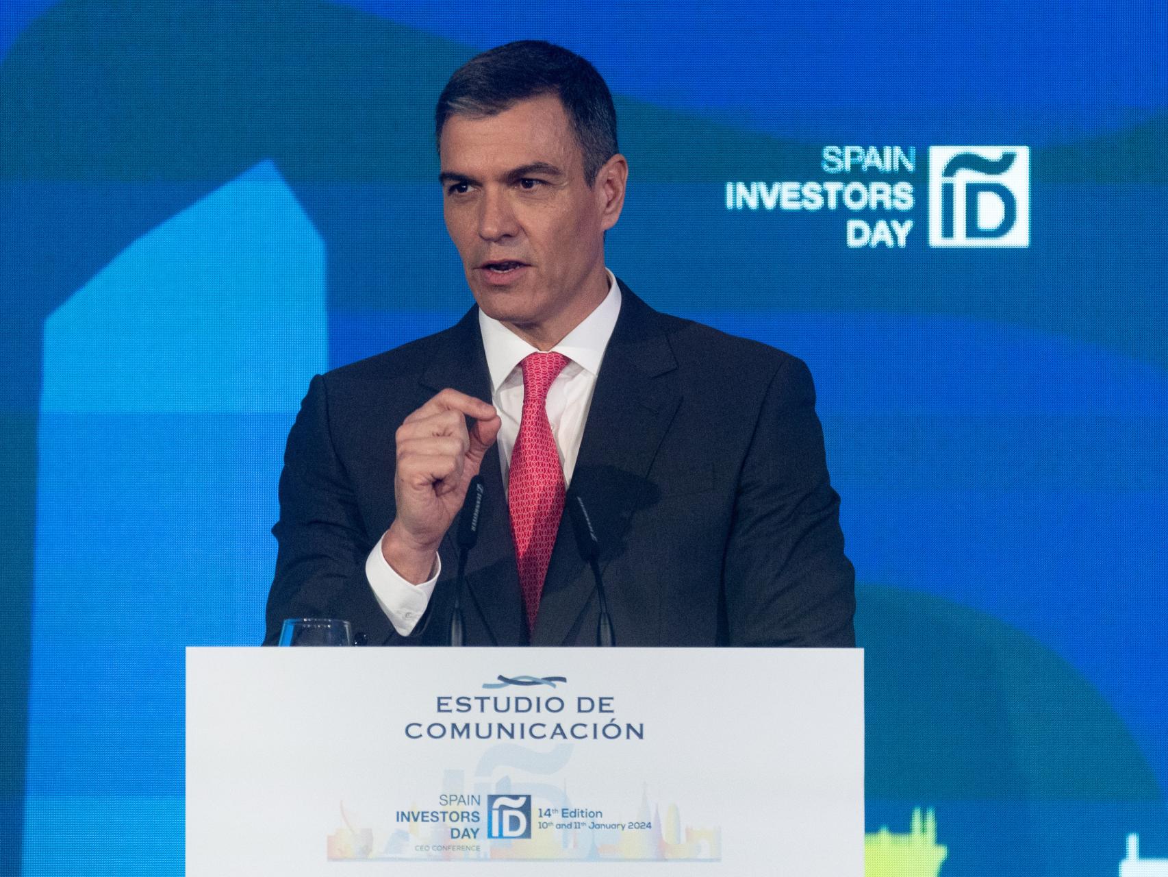 Pedro Sánchez en el Spain Investors Day