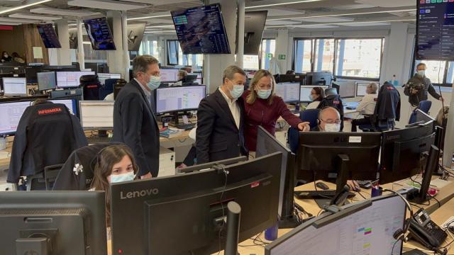 El conseller Marciano Gómez en la visita al CICU de Valencia donde ha anunciado la inversión en Alicante.