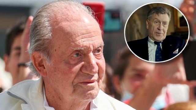 Philip Adkins y Juan Carlos I en un fotomontaje de El Español.