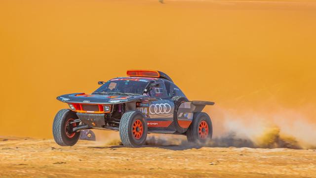 Carlos Sainz, en el Rally Dakar 2024