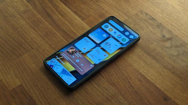 Página de widgets de HyperOS