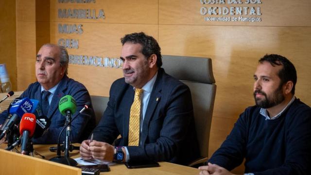 Representantes de la Mancomunidad.