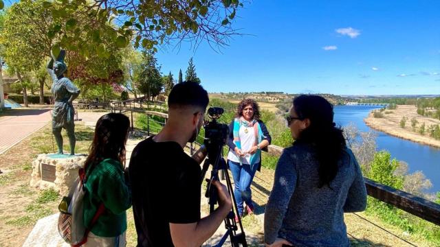 Grabación del documental en Castronuño