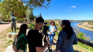 Grabación del documental en Castronuño