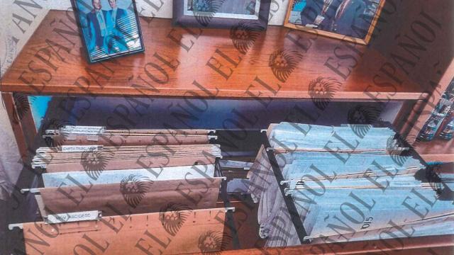 Imagen del registro de la Guardia Civil en la sede del CTA