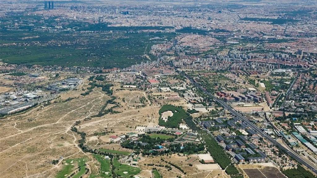 Imagen aérea de los terrenos que forman parte de la 'Operación Campamento'.