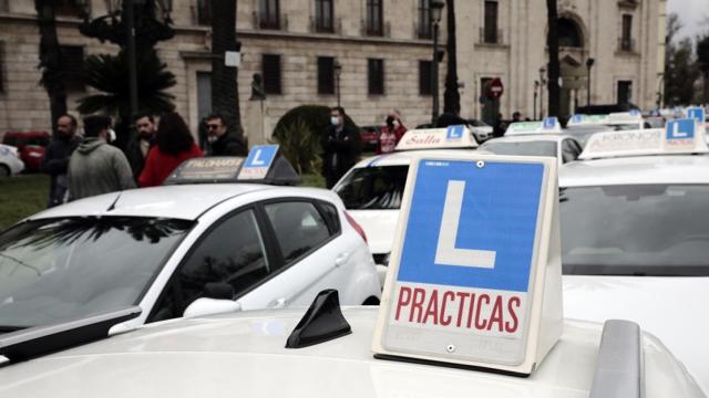 Imagen de archivo de un coche de autoescuela.