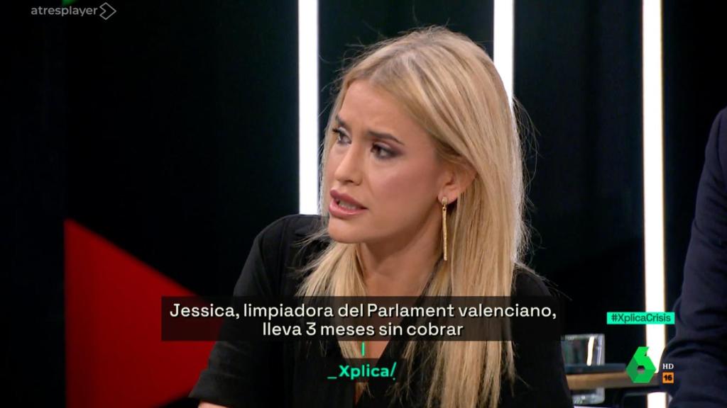 Afra Blanco en 'laSexta Xplica'.