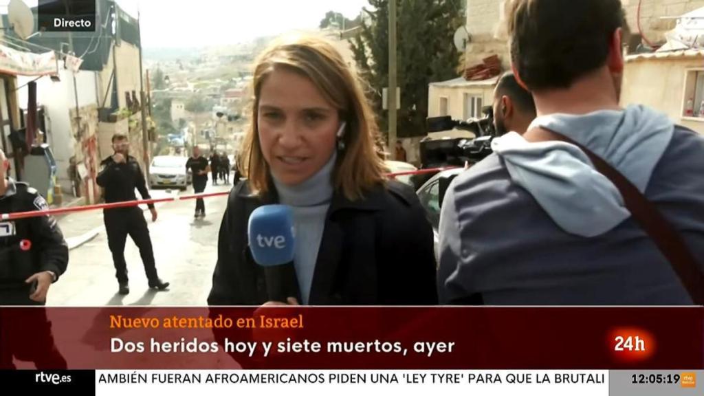 Usoa Zubiria en Canal 24 horas.