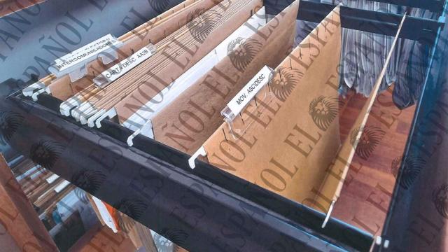 Fotografía de la Guardia Civil durante el registro de la sede del CTA