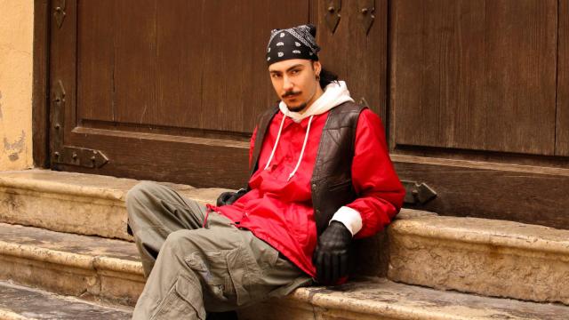 Desmelenao posando para El Español de Málaga