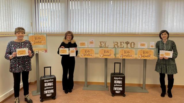 Presentación de Reto Lector en la biblioteca de Guijuelo