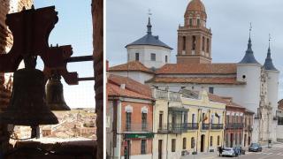Rueda y la campana de la Iglesia de Nuestra Señora de la Asunción