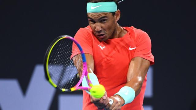 Rafa Nadal, durante el torneo de Brisbane.