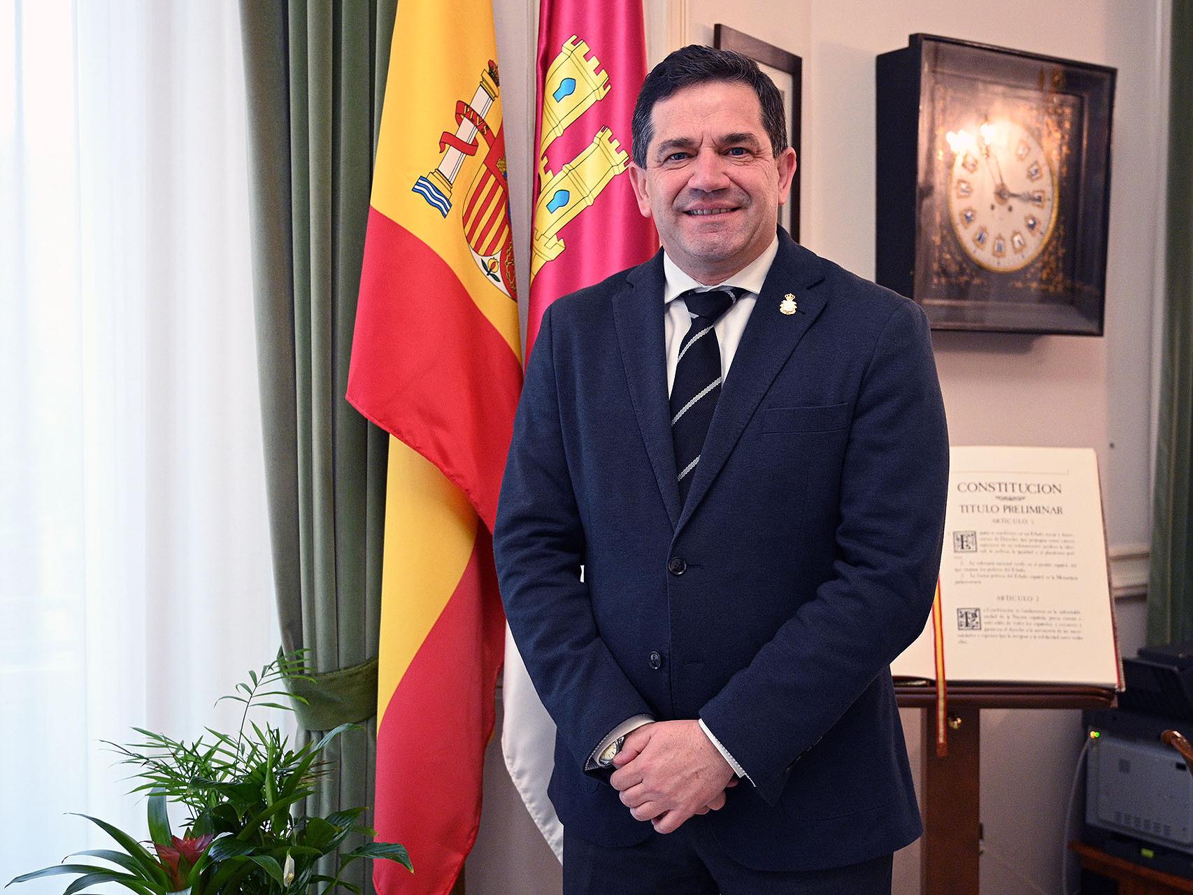 Miguel Ángel Valverde, presidente de la Diputación de Ciudad Real.