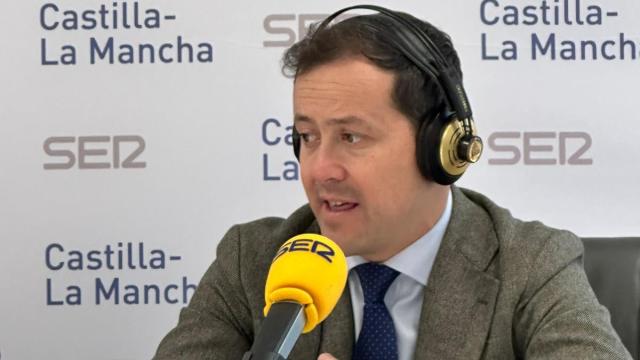 Carlos Velázquez, este lunes durante una entrevista en la Cadena Ser Toledo