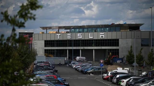 Fábrica de Tesla en Berlín (Alemania).