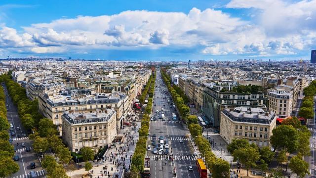 Una fotografía de las calles de Francia.