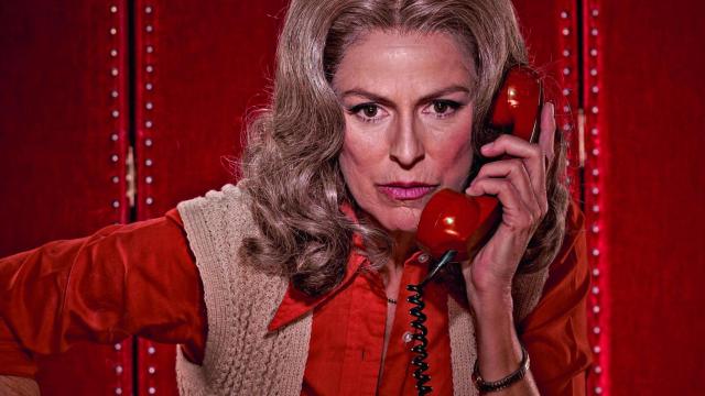 Mónica López en la piel de Carmen Díez de Rivera. Foto: Sergio Parra