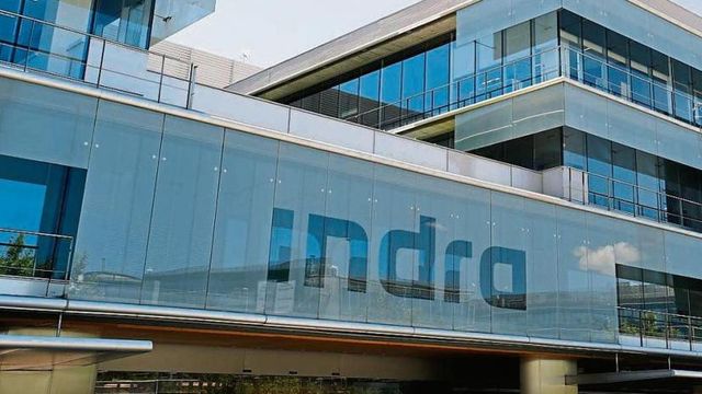 Imagen de la fachada del edificio de la empresa española Indra