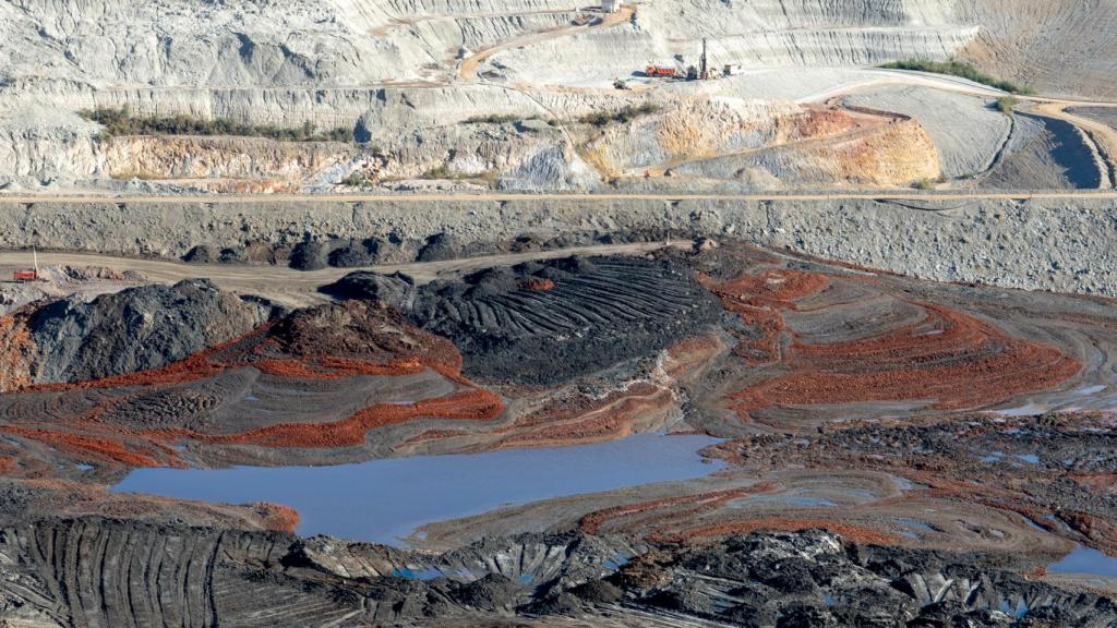 Vistas de la mina de Cobre Las Cruces.