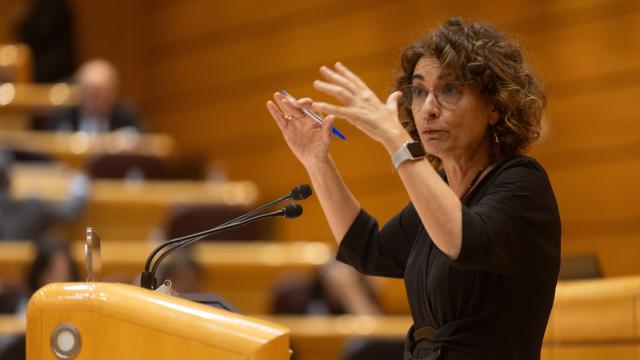 María Jesús Montero, vicepresidenta primera y ministra de Hacienda.