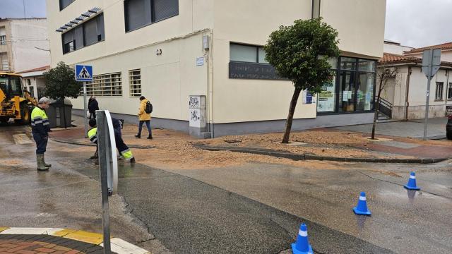 Avería en el circuito de agua potable.