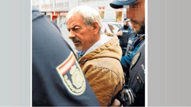 Montaje de Carlos Sobera detenido que utilizan desde una web de criptomonedas.