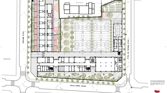 Plano CEIP La Almadraba.