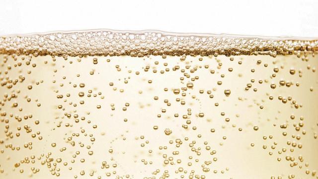 Las burbujas del espumoso.