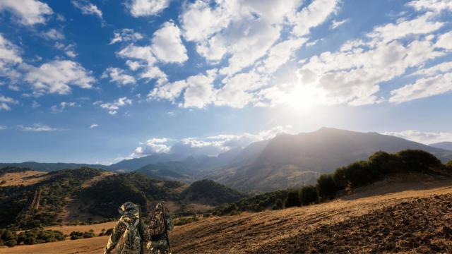 Cazadores durante una jornada