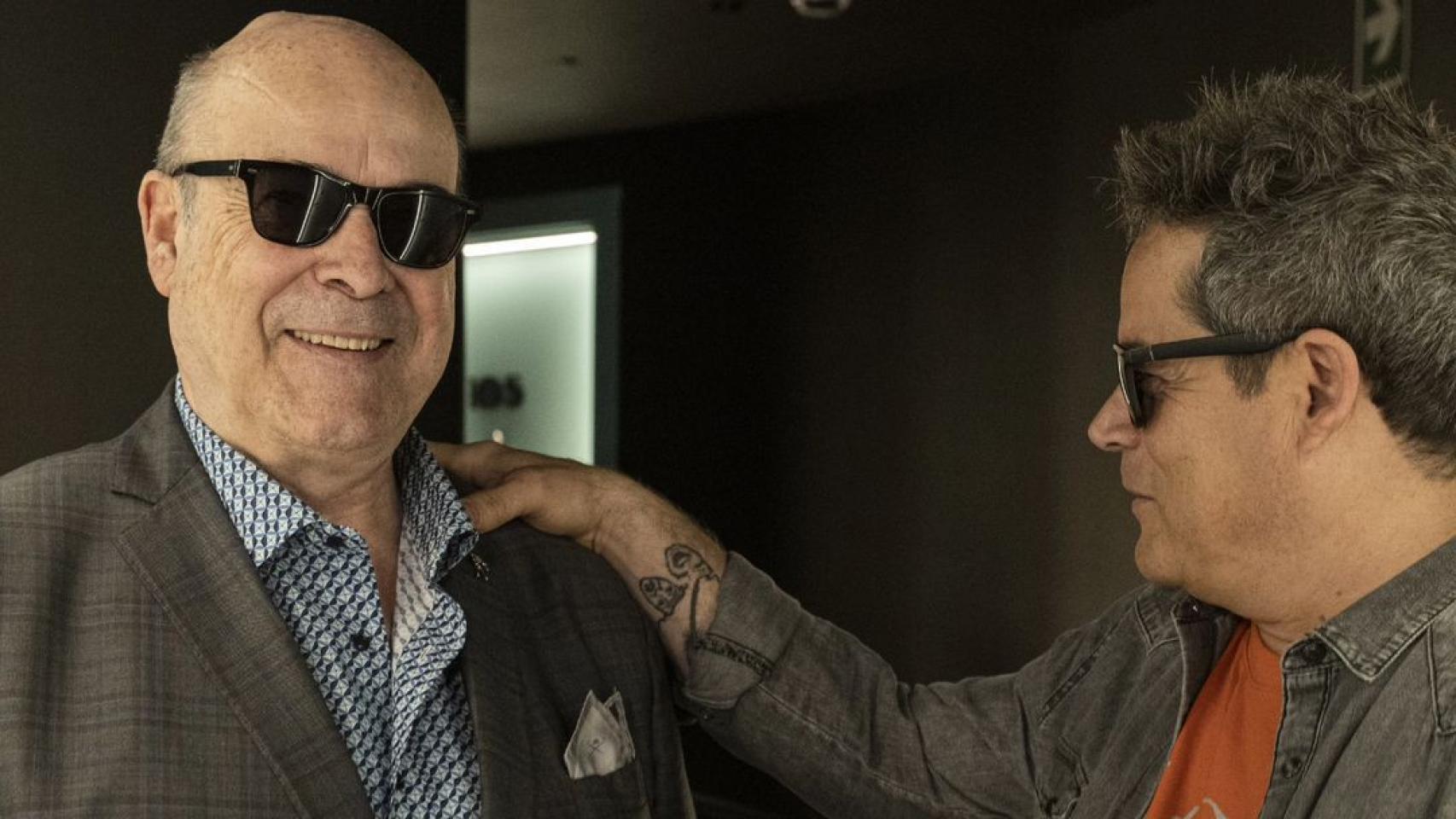 Jorge Sanz junto a Antonio Resines.