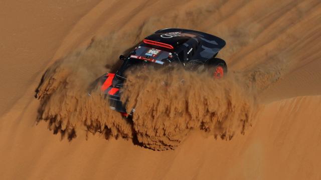 Carlos Sainz, en una de las etapas del Dakar 2024.