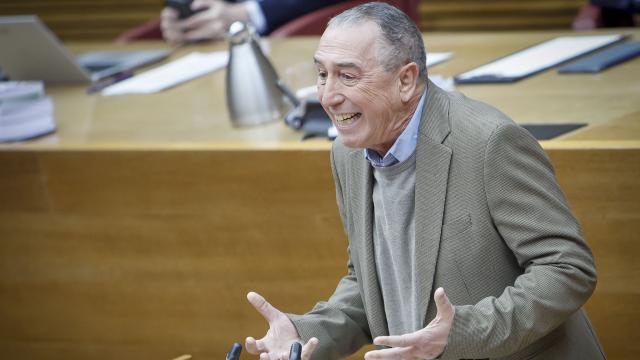 El portavoz de Compromís en Las Cortes valencianas, Joan Baldoví, en una imagen de archivo