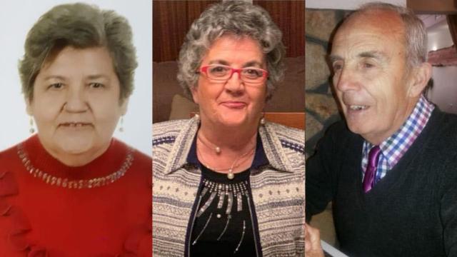 Ángeles, Amelia y Pepe, los tres hermanos hallados muertos en Morata de Tajuña.