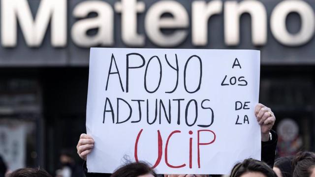 Manifestación a las puertas de La Paz.
