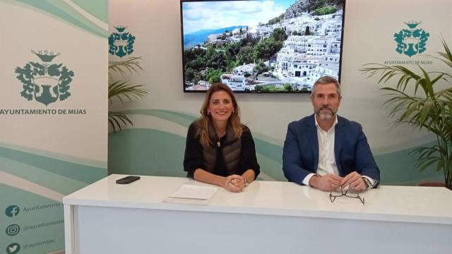 Ana Mata y Juan Carlos Maldonado en la presentación.