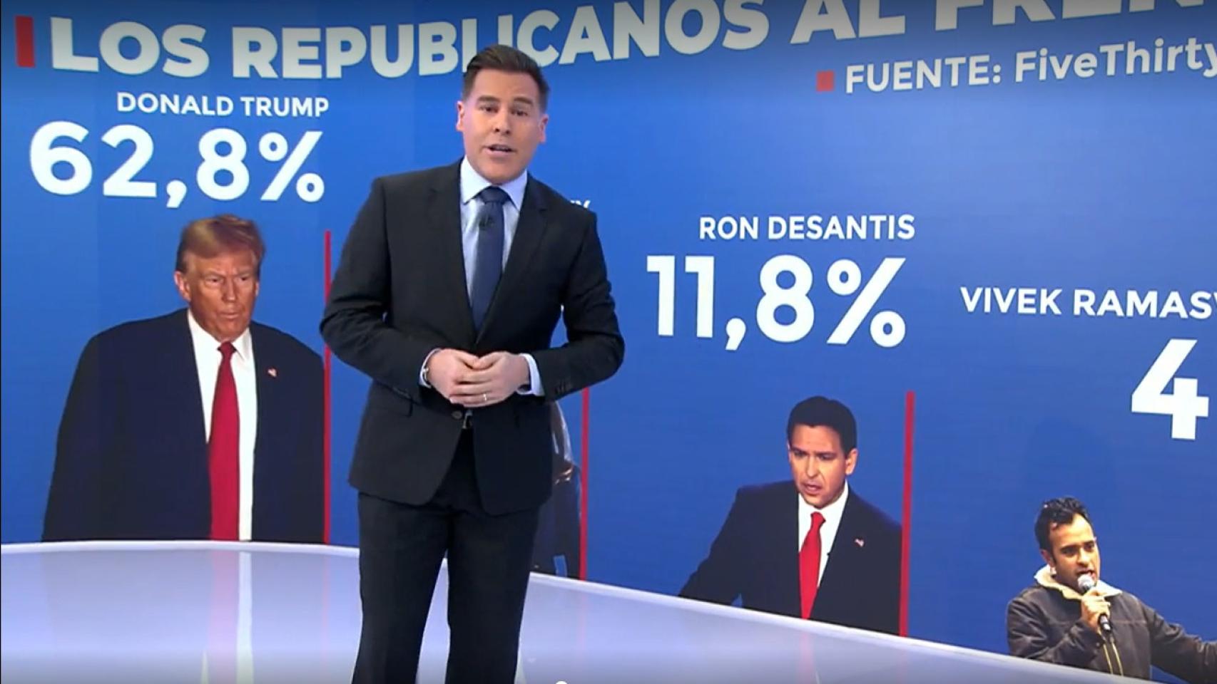 Bricio Segovia, en 'Informativos Telecinco'.