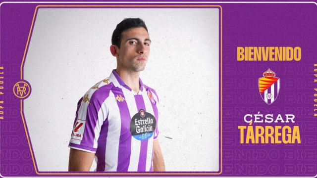 César Tárrega, el primer fichaje del Pucela en este mercado invernal